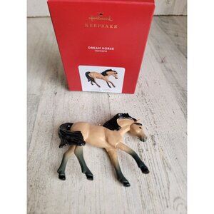Hallmark Dream Horse Buckskin ornament Xmas